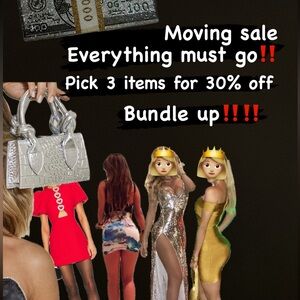 Moving out of state sale! Pick 3 for 30% off! Make me an offer 😘😘😘